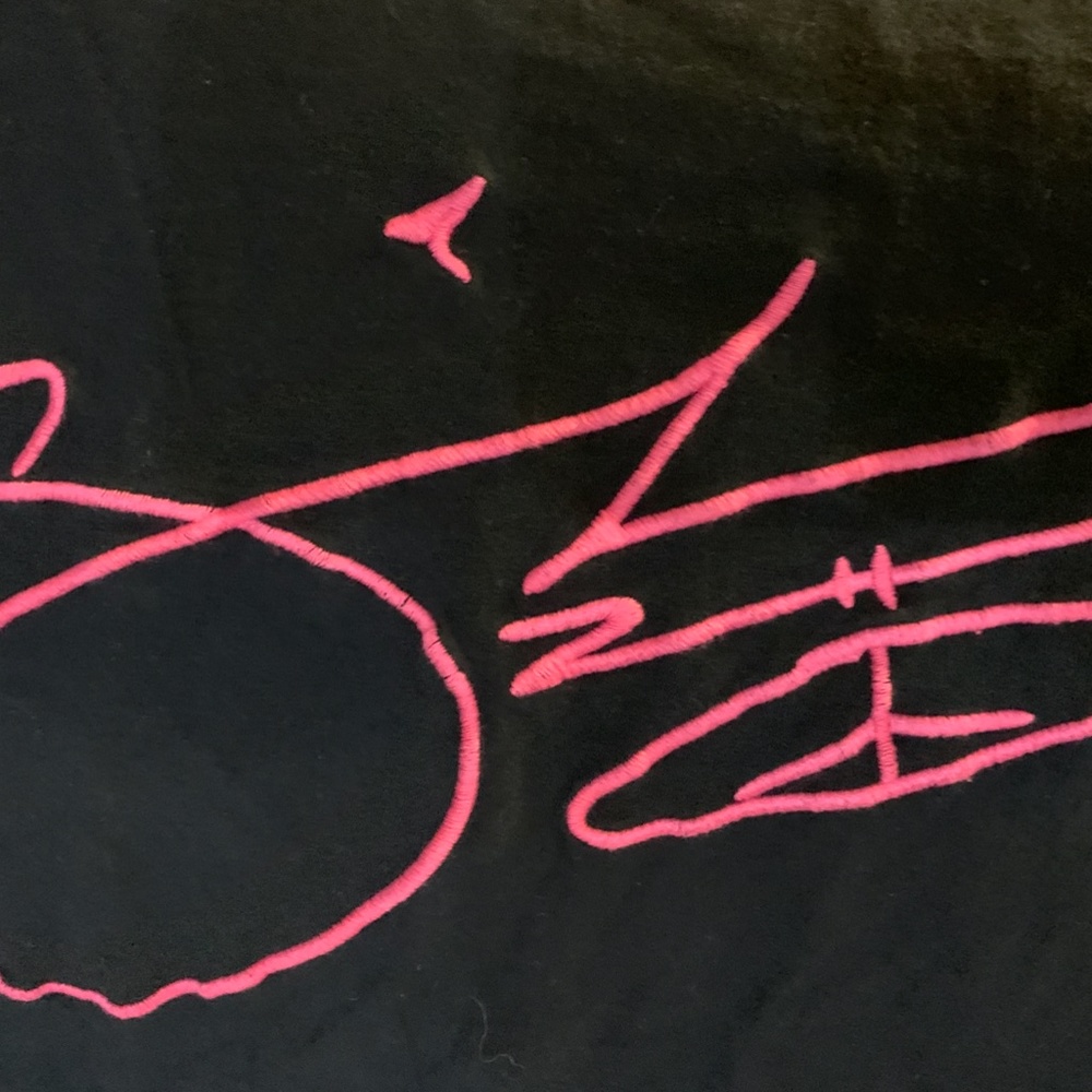 Baby Girl Fuchsia Emboidered Tee size S